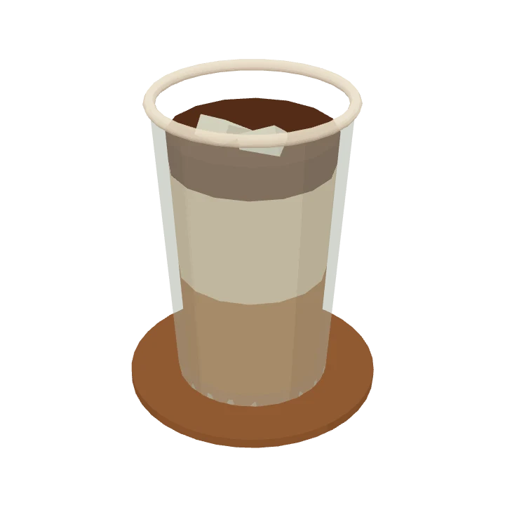 A iced dirty chai, as it's served in Cuppology
