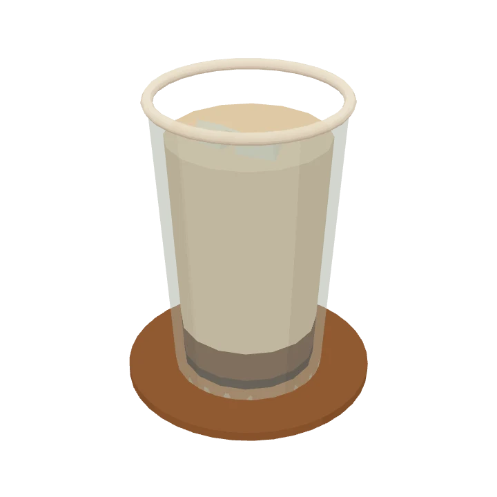 A iced mocha, as it's served in Cuppology