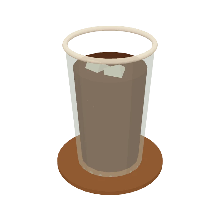 A iced pour over, as it's served in Cuppology