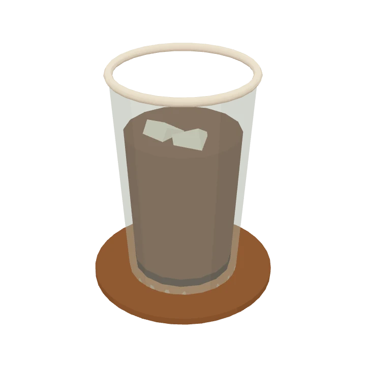 A mocha cold brew, as it's served in Cuppology